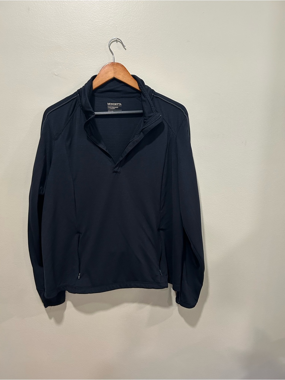 Mondetta Black Quarter-Zip Pullover Jacket
